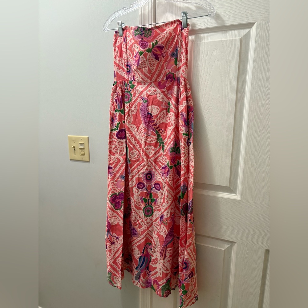 Banjanan Anthropologie Simona Dress Marine Orchid Cotton Poplin NWT